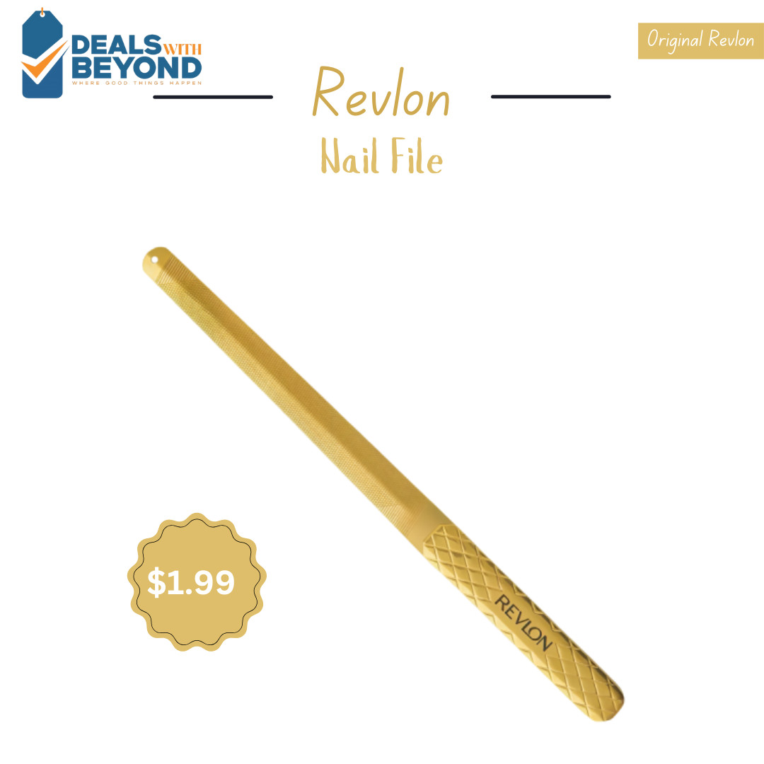 Revlon Gold Series Nail File ORIGINAL REVLON