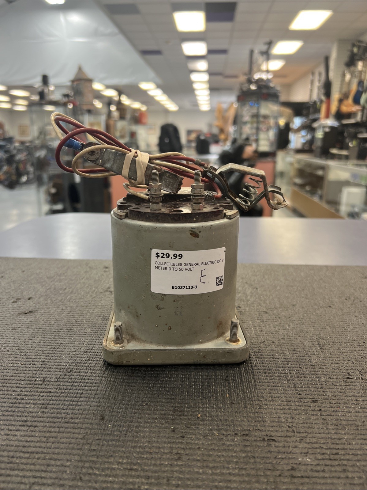 GENERAL ELECTRIC DC V METER 0 TO 50 VOLT