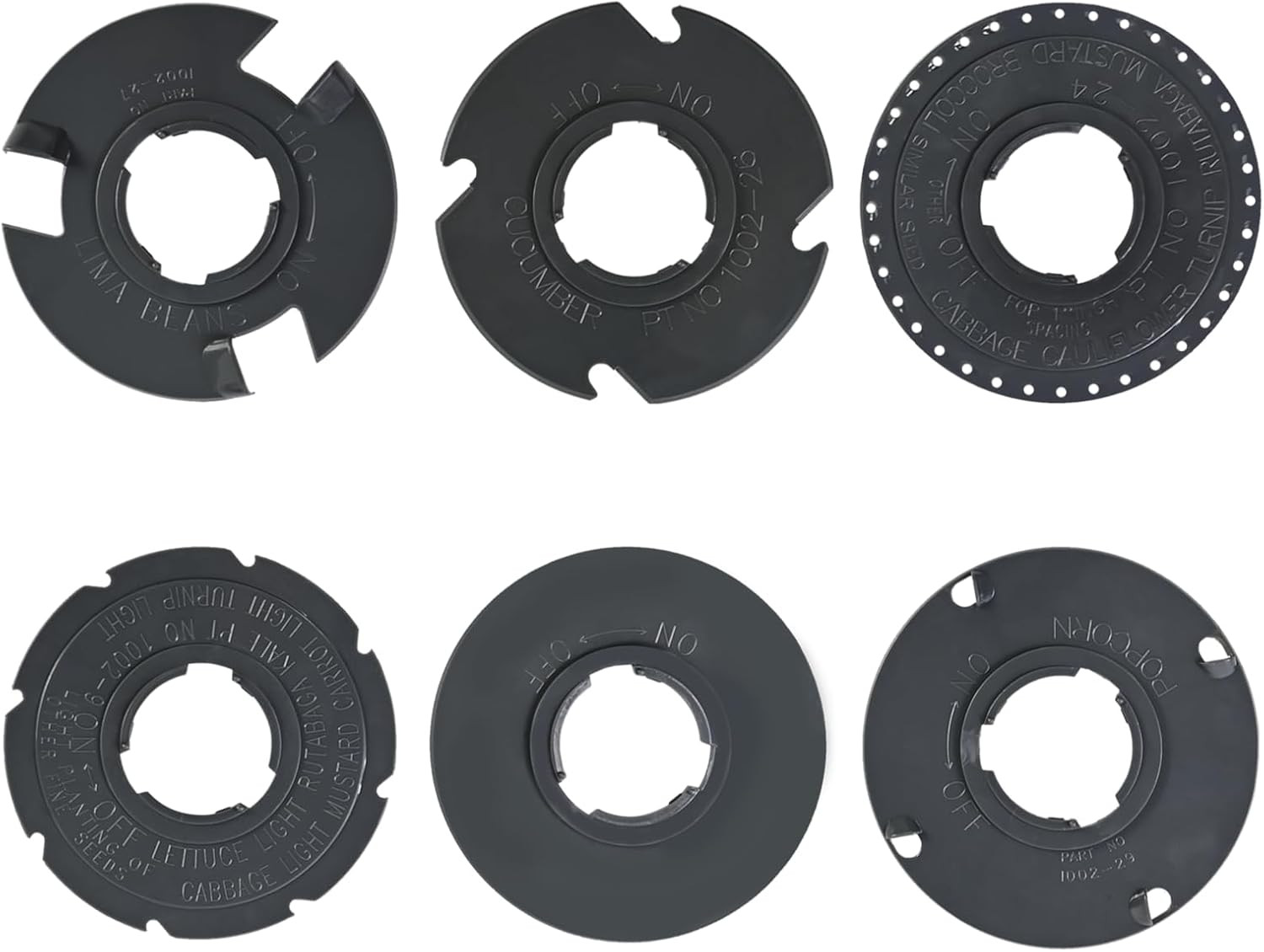 60010 Optional Seed Plate Set Fits Earthway 1001-B Garden Seeder Contains Light