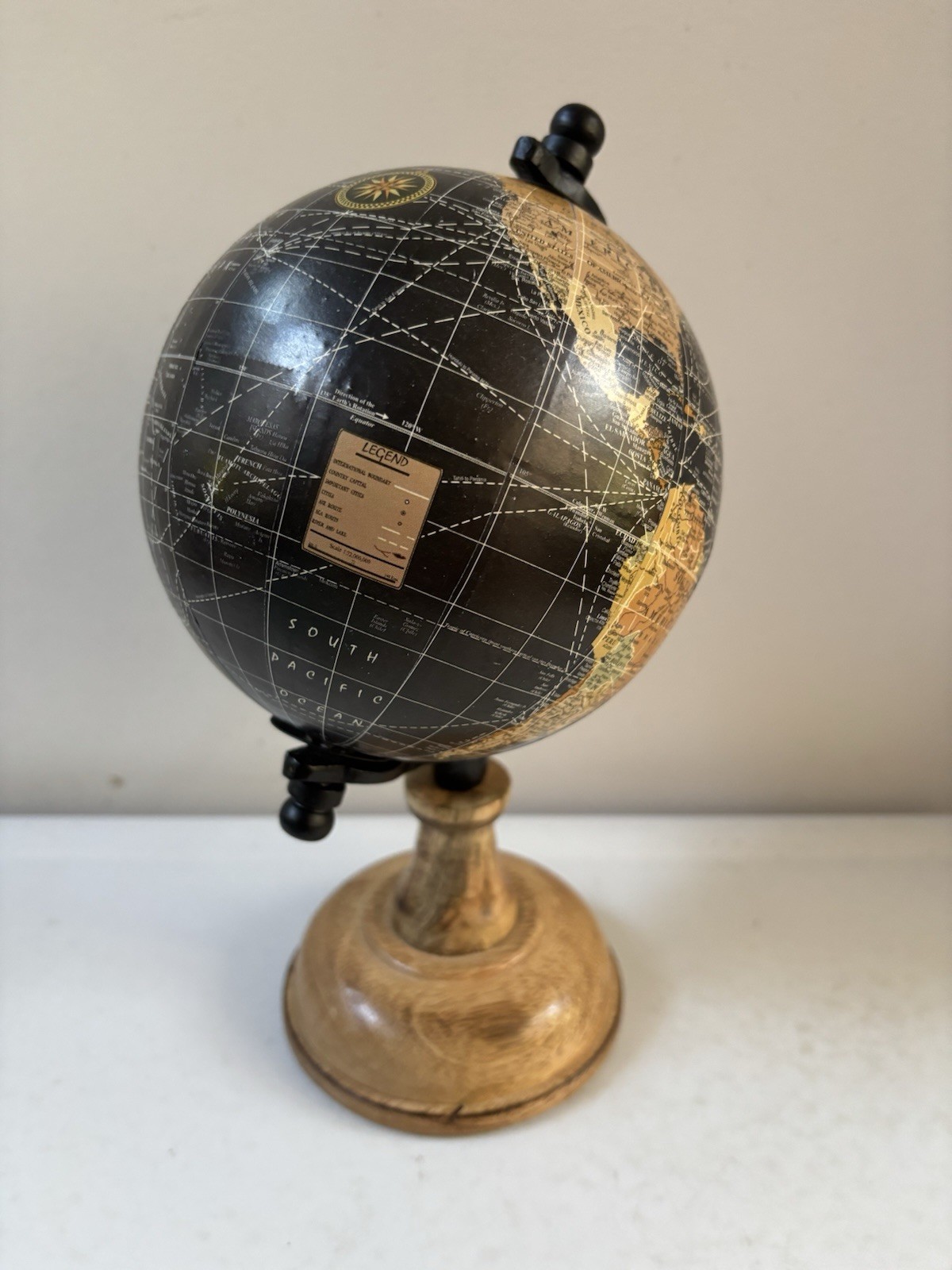Rotating Table Top Small Globe