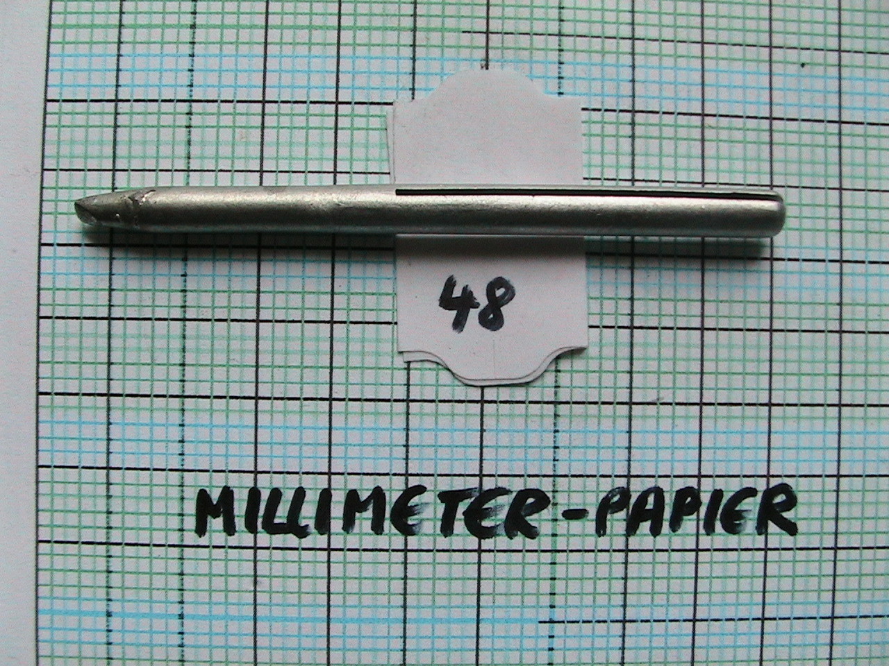 SOLDERING TIP Slotted ~ D5 x 70mm FULL MATERIAL SKU 48 COPPER BIT 23486