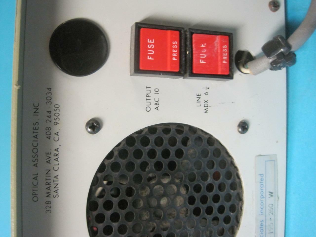 COBILT OPTICAL INC CONSTANT INTENSITY SYSTEM MODEL 750 W/ CA400A POWER SUPPLY
