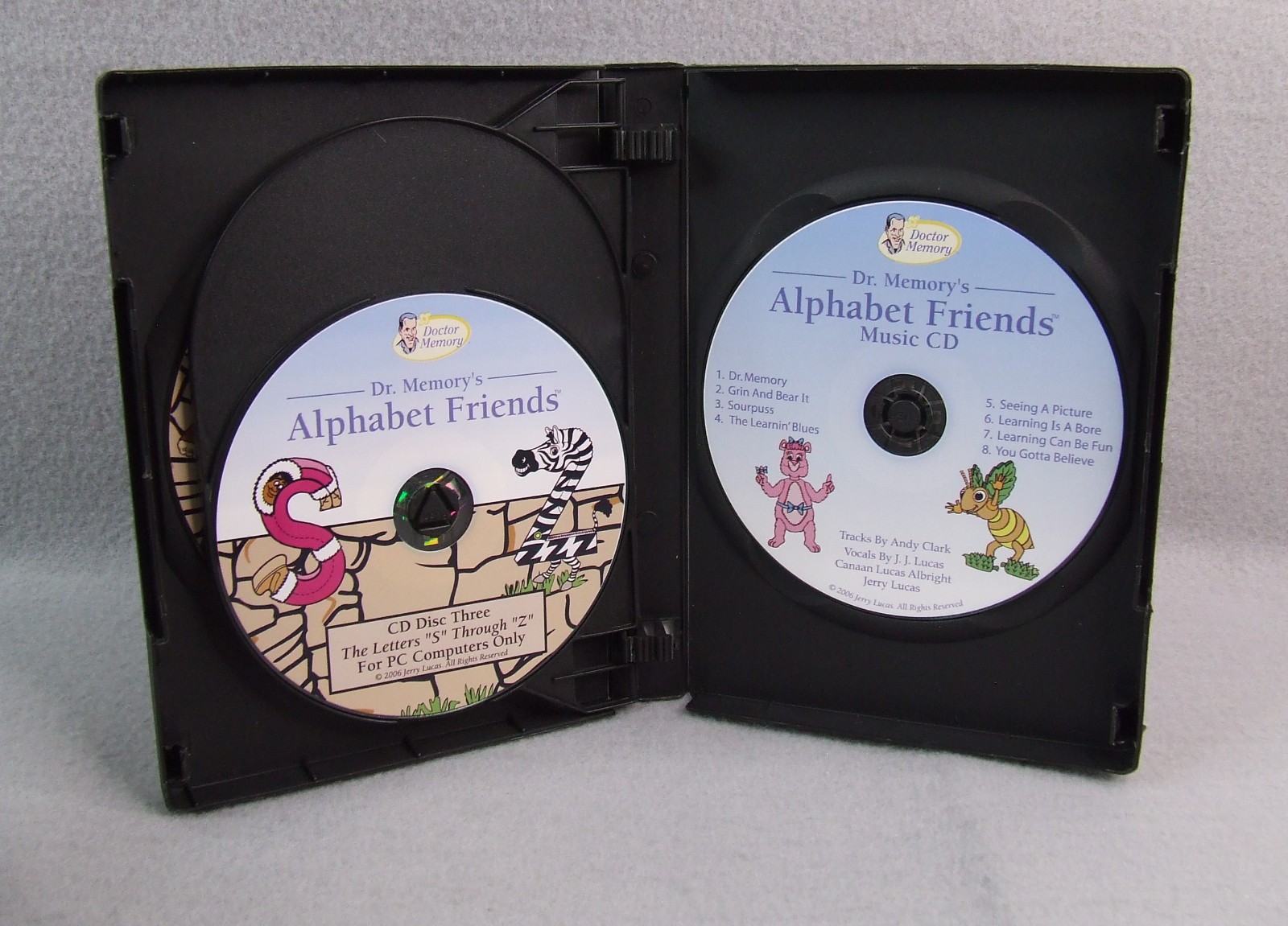 Dr. Memory's Alphabet Friends for PC Computers Only (4-Disc Set)