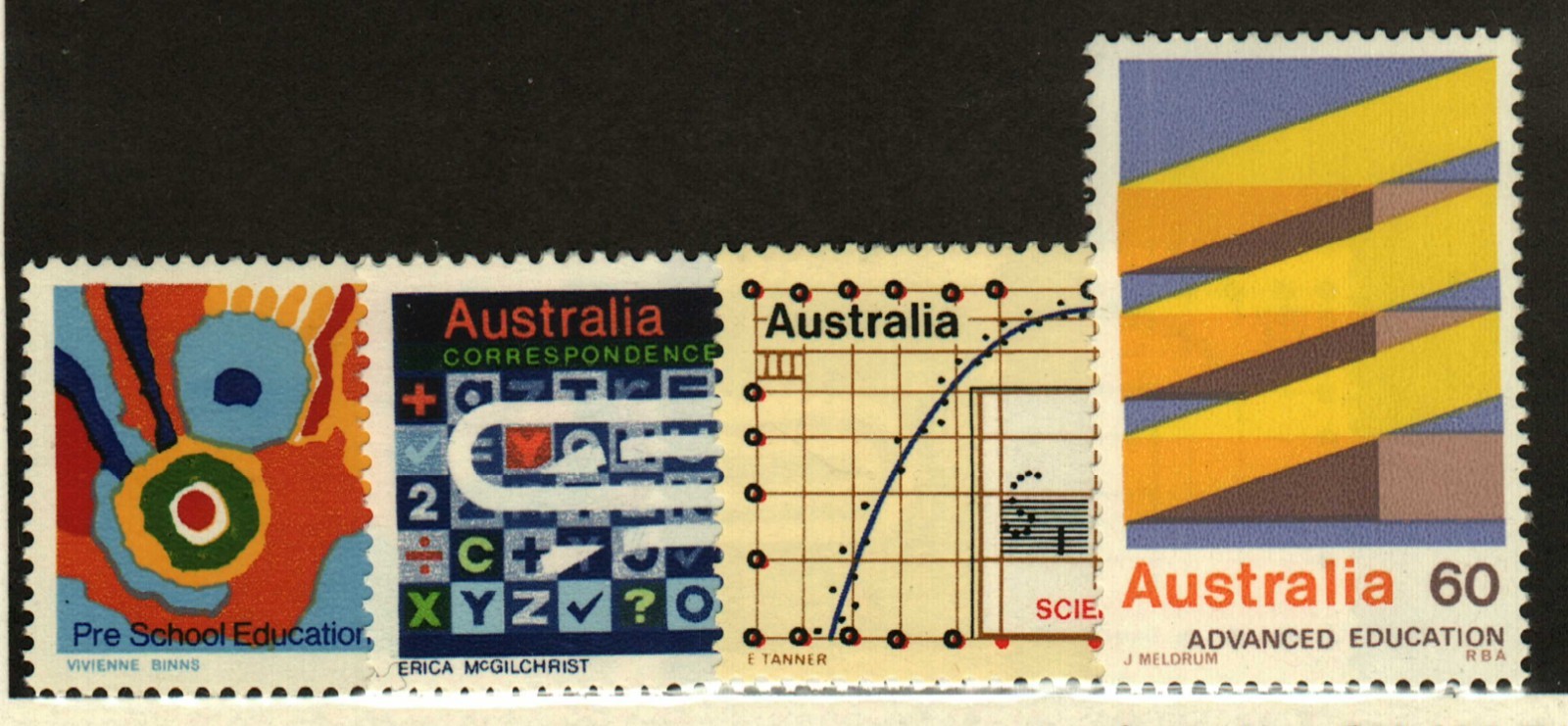 Australia #602-5 MNH Advanced Education