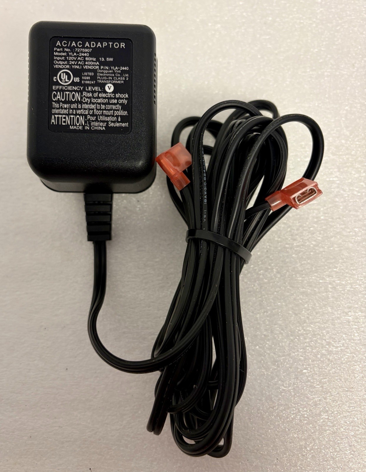 Whirlpool EcoWater 7275907. WS26X10013 Water Softener Transformer Power Supply.