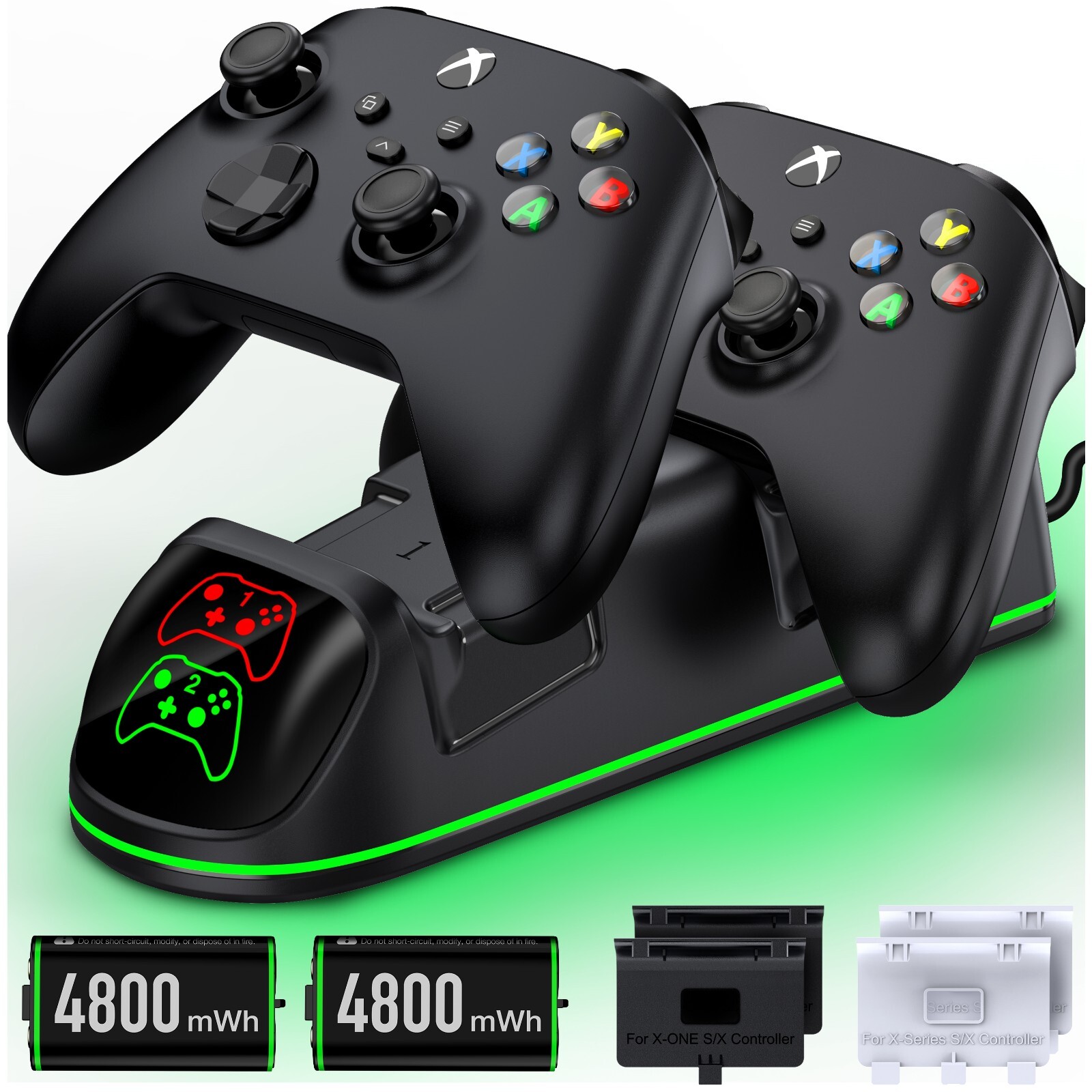 Rechargeable Battery For Xbox Series X / S Controller Fast Charging Dock Station