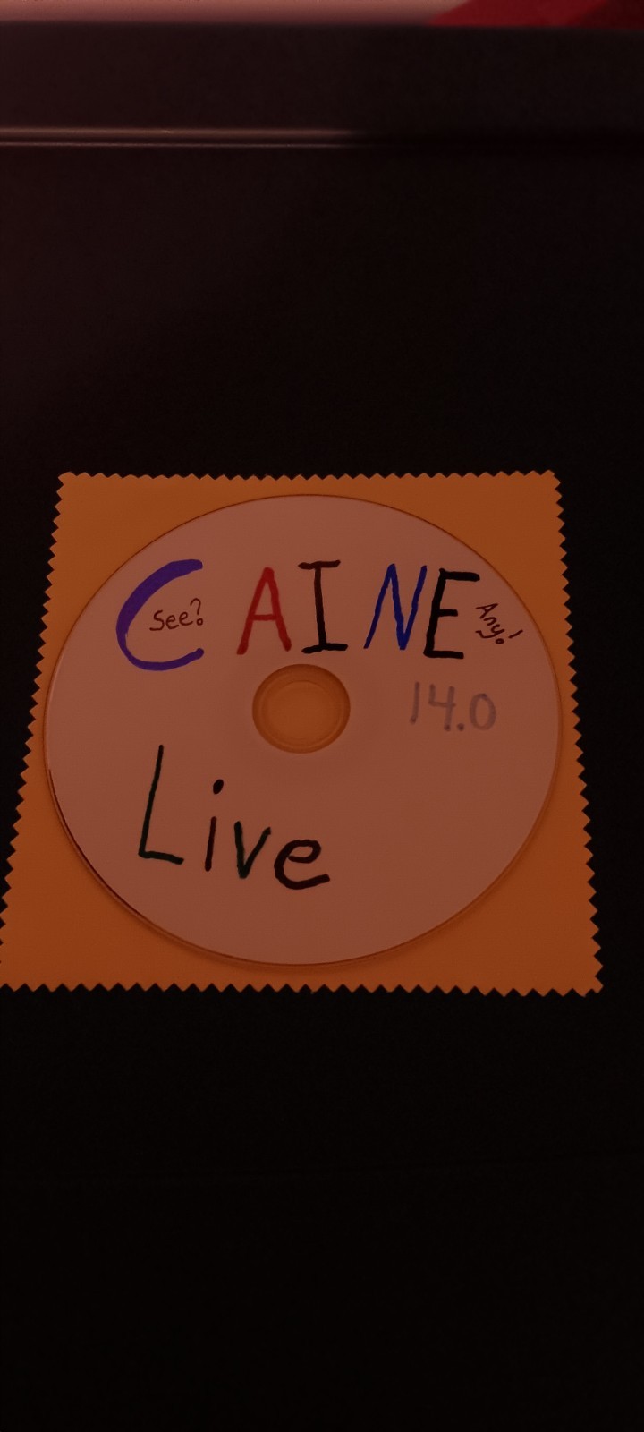 CAINE 14.0 OS and Ventoy iso 2 disk forensic immutable downloading Linux OS