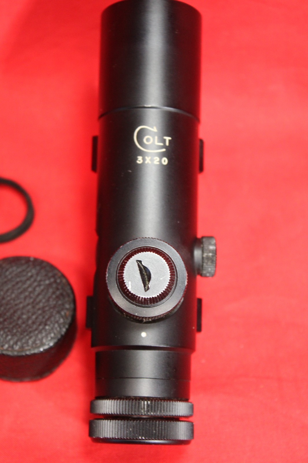 FACTORY ORIGINAL VINTAGE COLT SCOPE 3x20 Carry Handle Scope Japanese glass