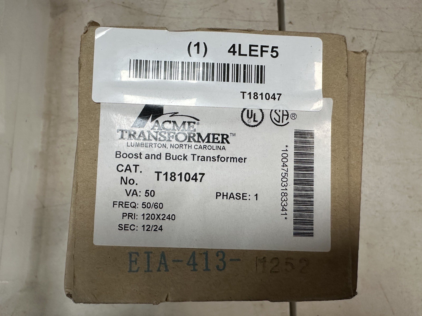 ACME T181047 General Purpose Transformer