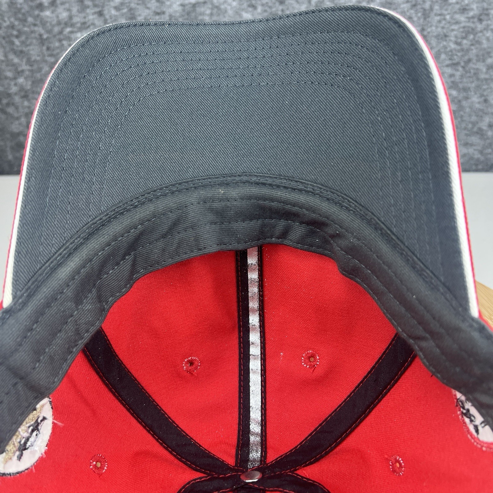 US Naval Air Facility NAF Atusgi Japan Golf Course Hat Cap Strapback Nike Red