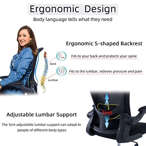 Sytas Office Chair Ergonomic Desk Chair Computer Task Mesh - Scratch & Dent