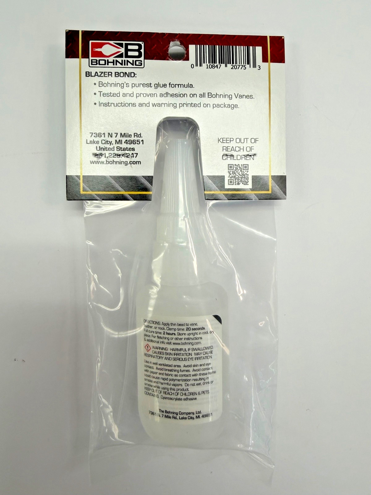 Bohning Blazer Bond- Fletching Glue