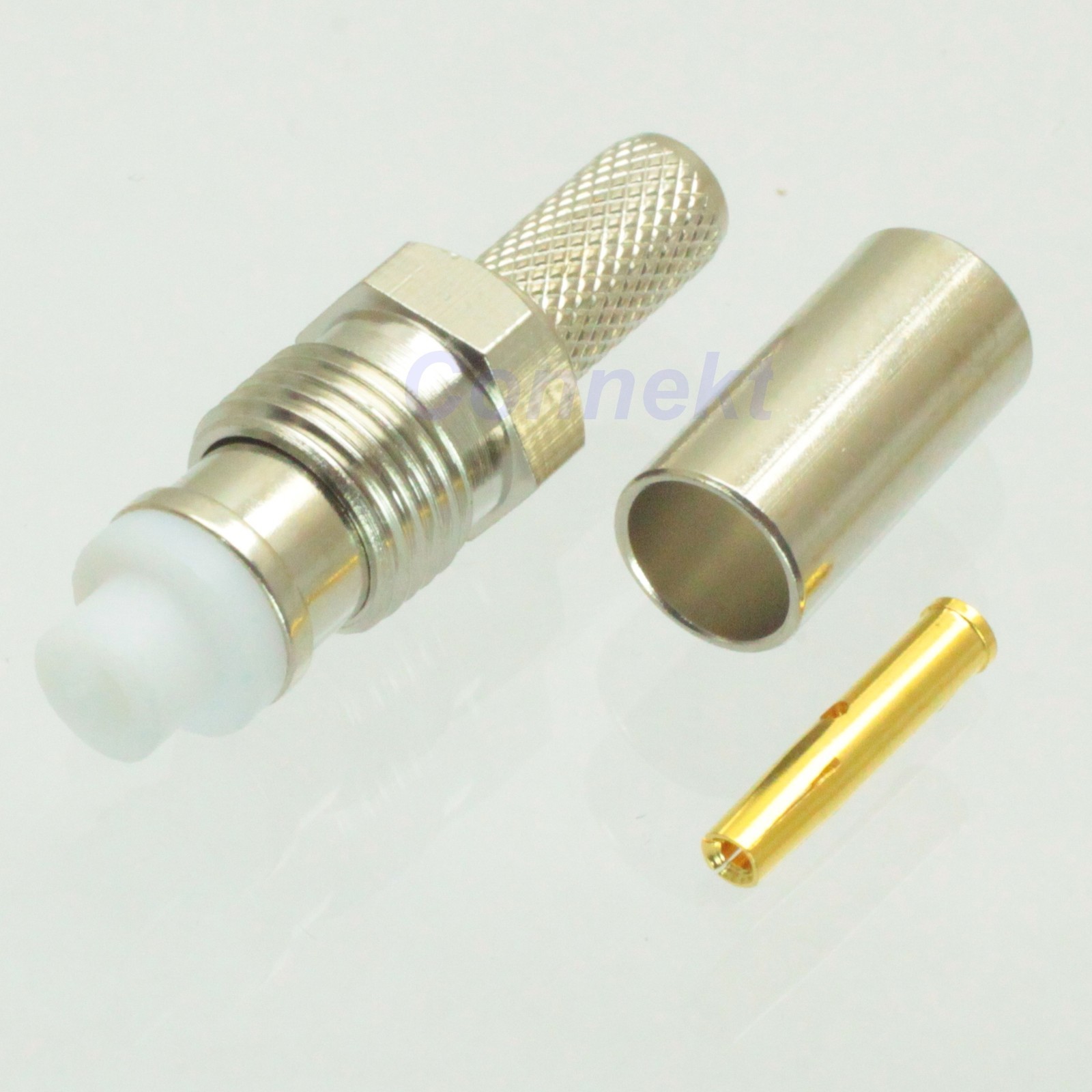 1pce FME female jack crimp RG58 RG142 LMR195 RG400 cable RF connector