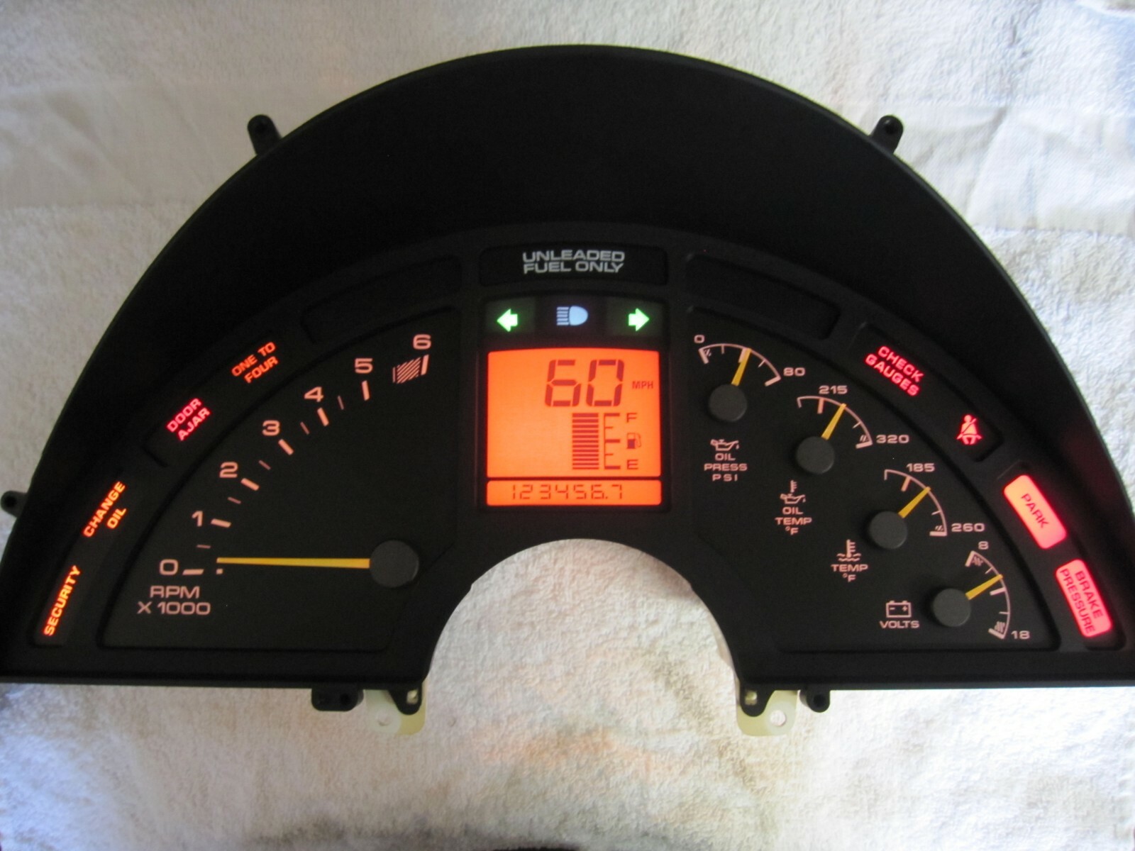 1995 Corvette C4 digital Analog dash instrument cluster Rebuilt 1995 LT-1
