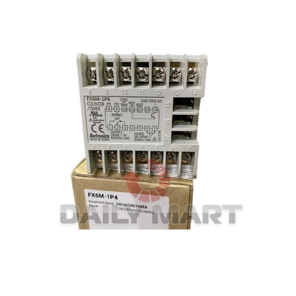 New In Box AUTONICS FX6M-1P4 Counter 220VAC