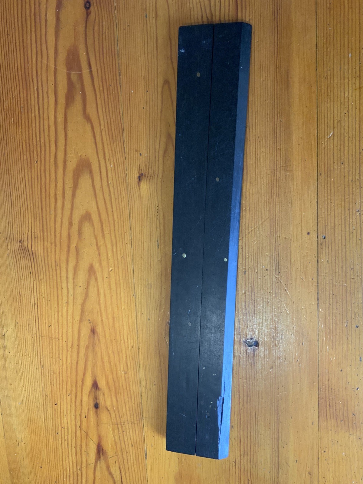 ANTIQUE EBONY AND BRASS 15” PARALLEL RULER