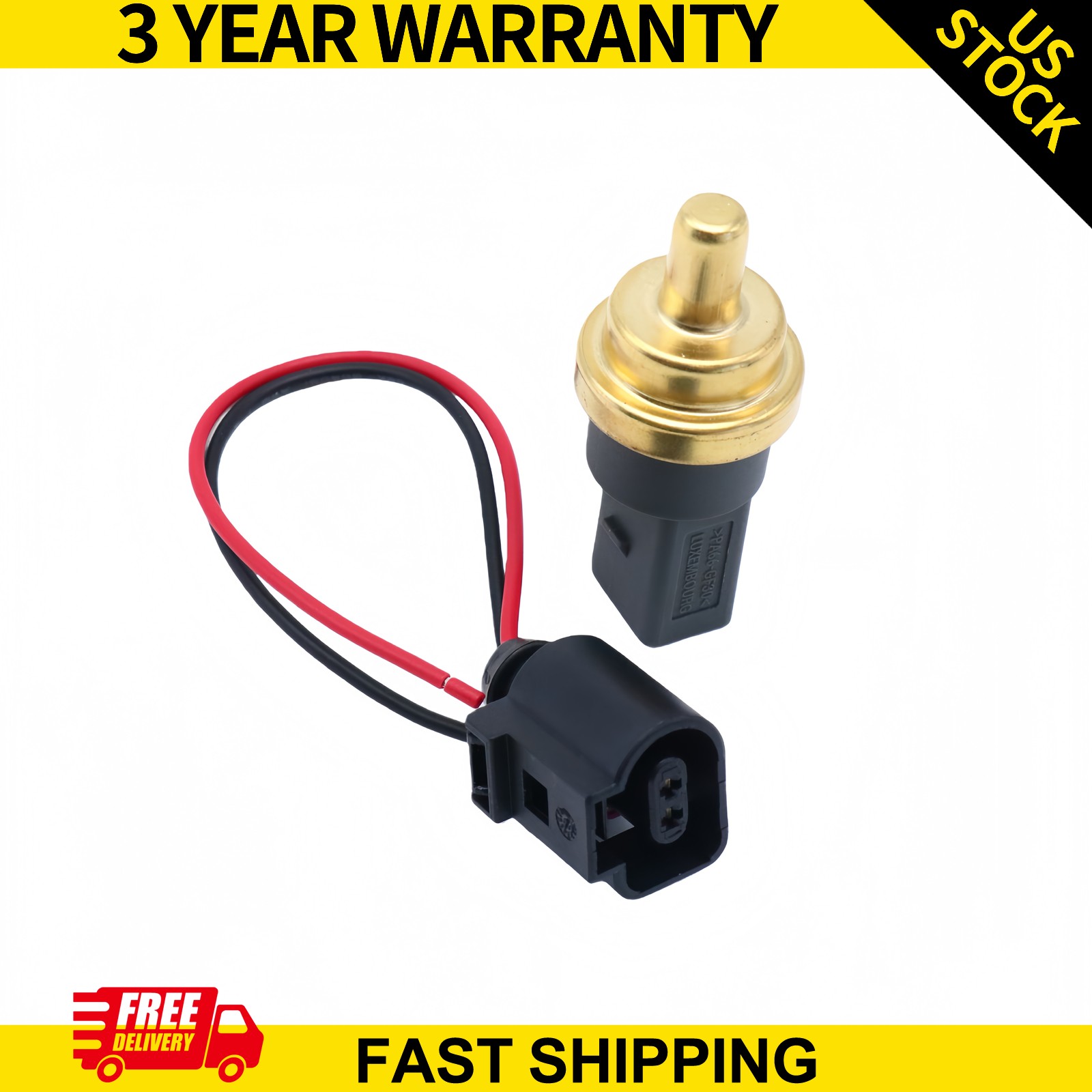 1K0973702 Engine Coolant Temp Sensor Pigtail For Audi A3 A4 A5 A6 Volkswagen