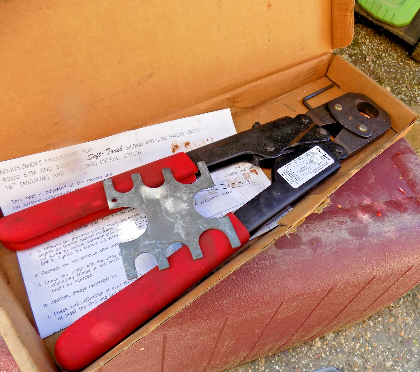 Sargent 1 inch PEX Tool CAT No. 9204 STM   NOS - NEVER USED SOFT TOUCH USA MADE