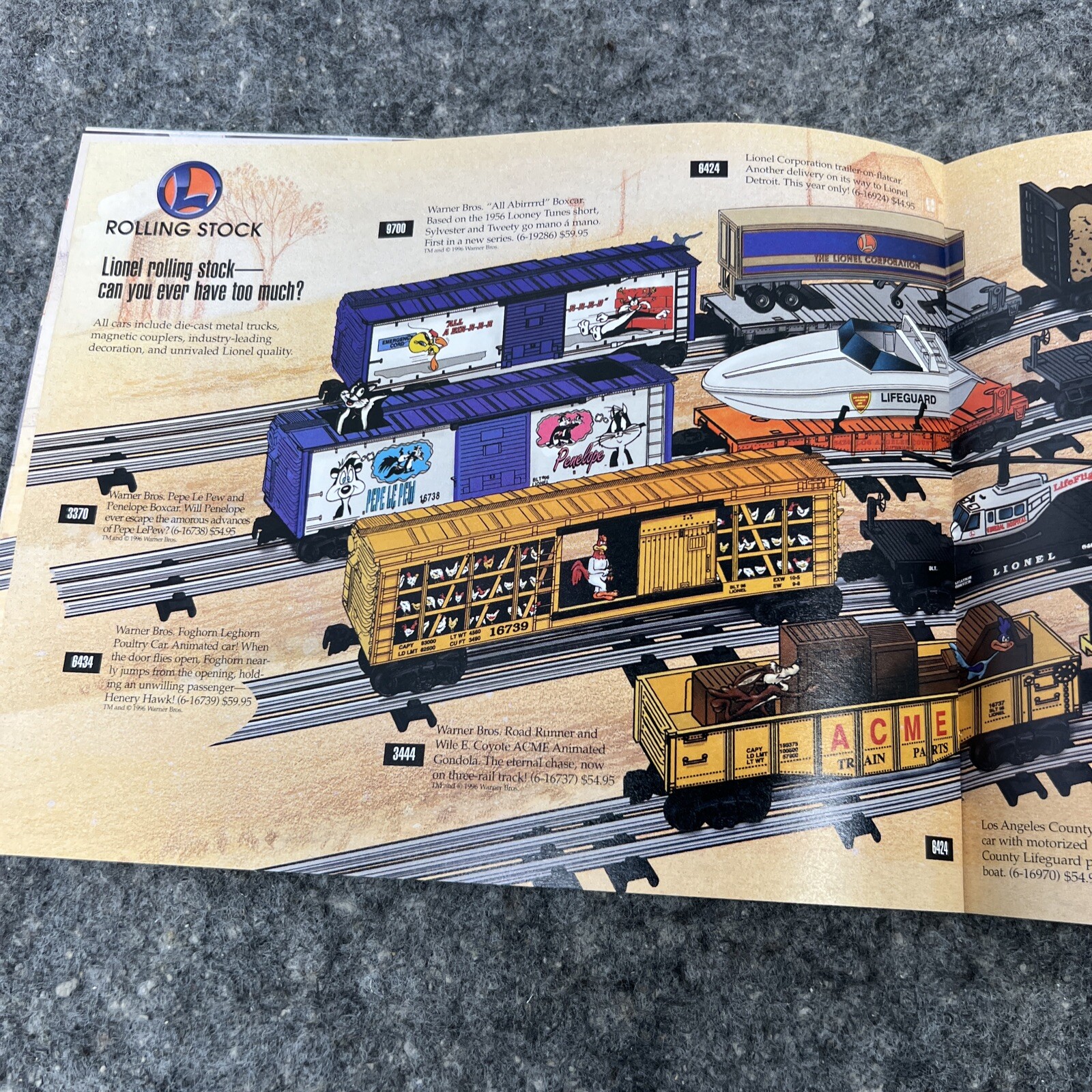 1996 Lionel Trains Corporation Catalog