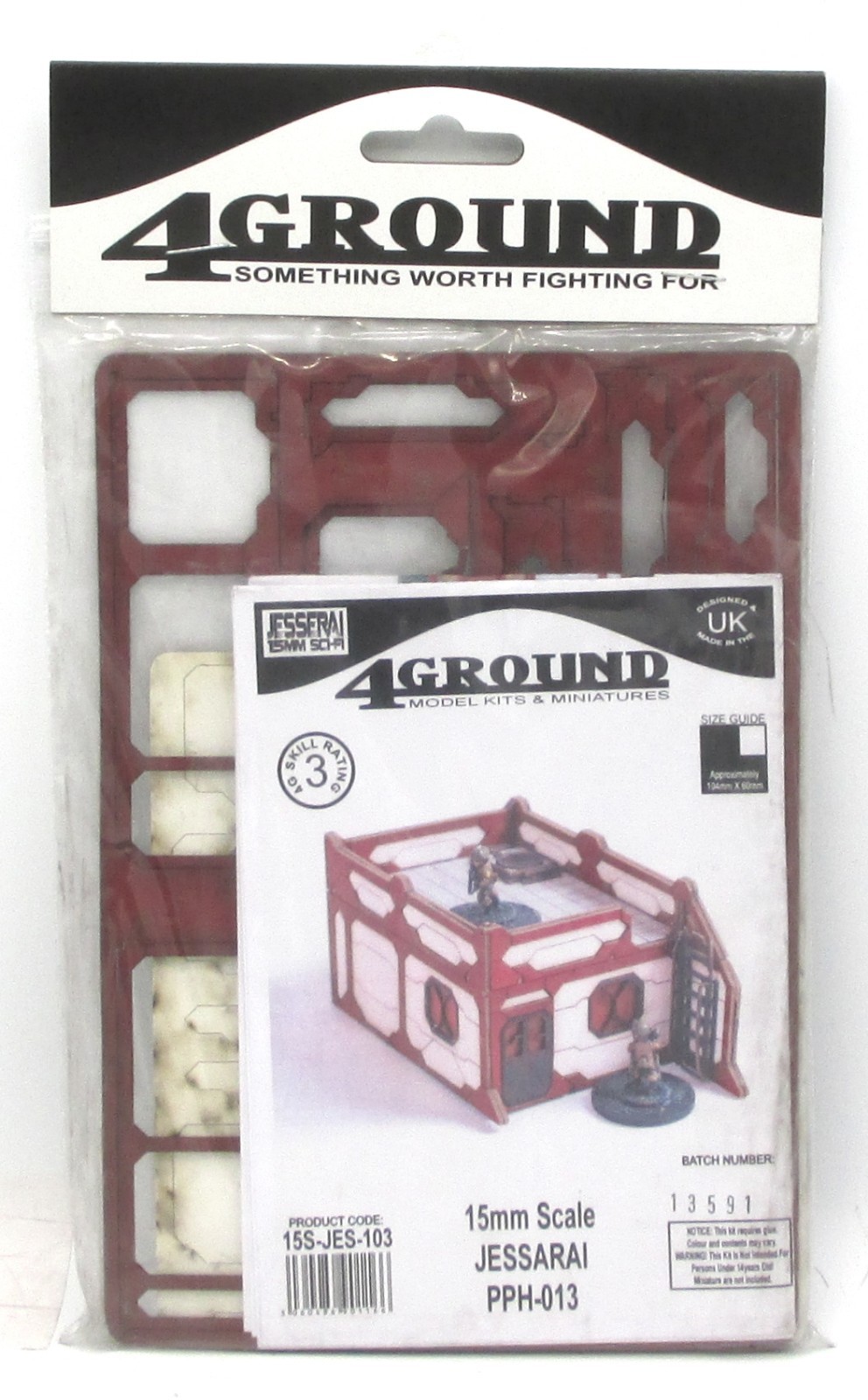 4Ground 15S-JES-103 Jessarai PPH-013 (15mm Scale) Primary Phase Habs Terrain NIB