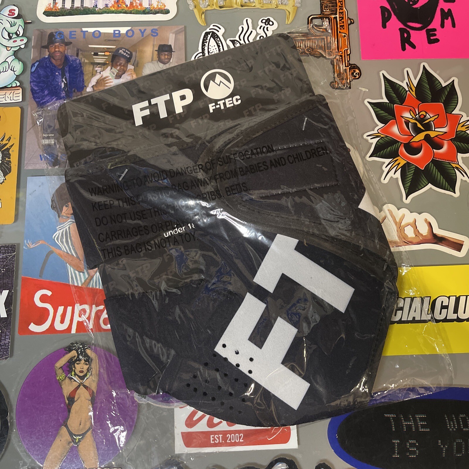 FTP Neoprene Face Mask Black OS New