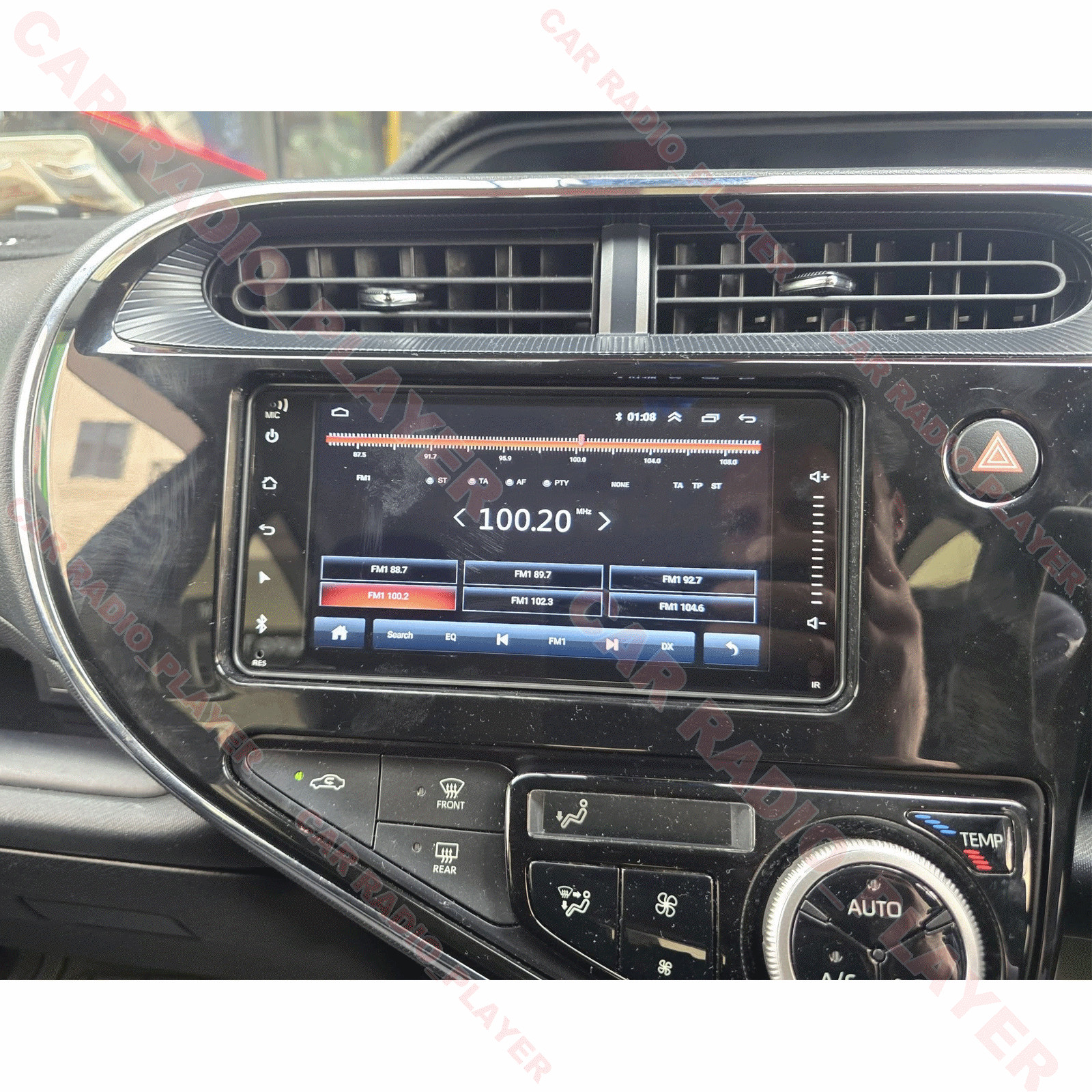 For Toyota Prius C 2012-19 Wireless Carplay Android 13 Stereo Radio GPS BT 4+64G