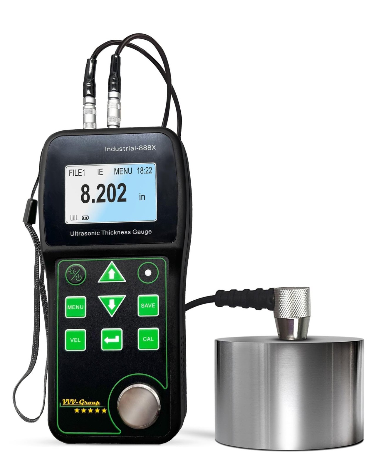 Ultrasonic Thickness Gauge Industrial-888X – Echo-Echo Through Coating up to ...
