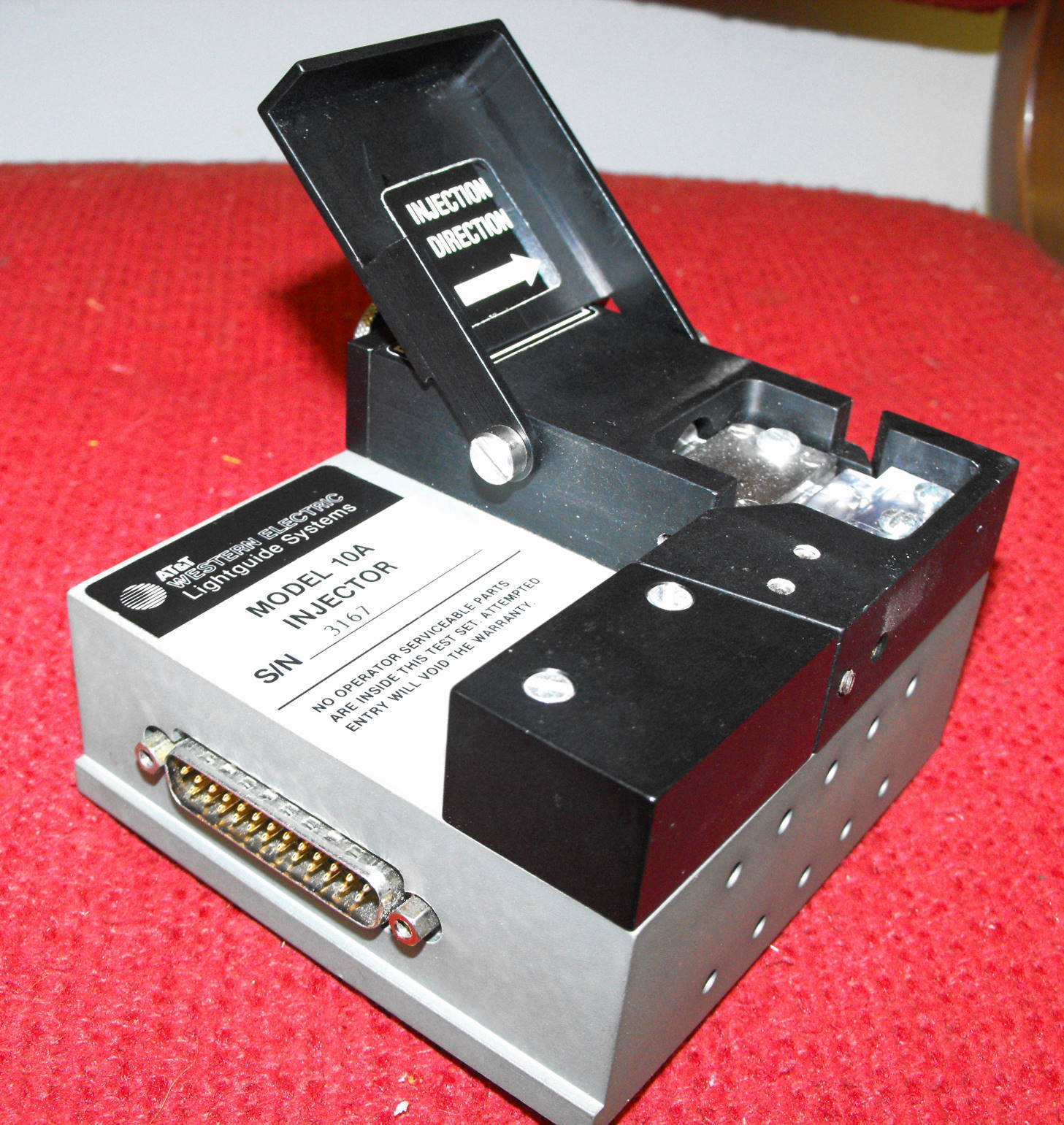 AT & T - Western Elecxtric - Lightguide Systems - Model #10A Injector