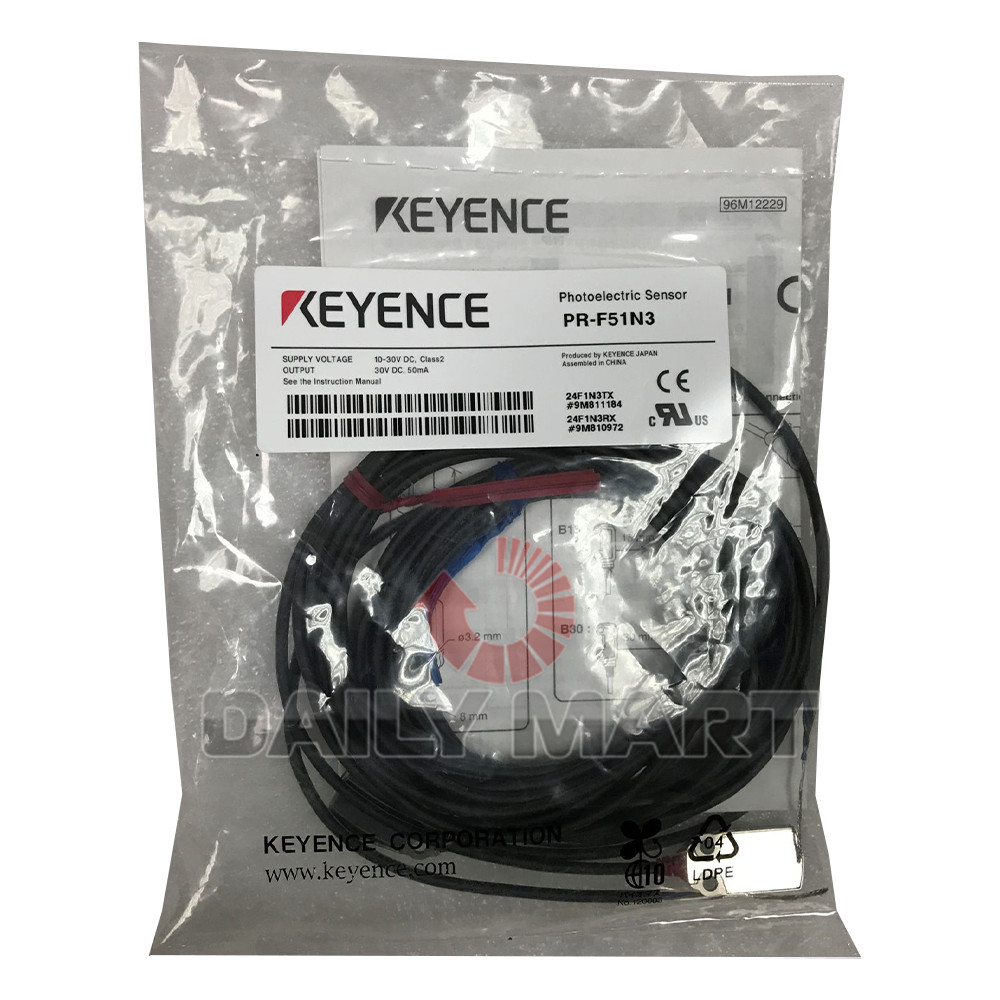 New In Box KEYENCE PR-F51N3 PRF51N3 Photoelectric Sensor