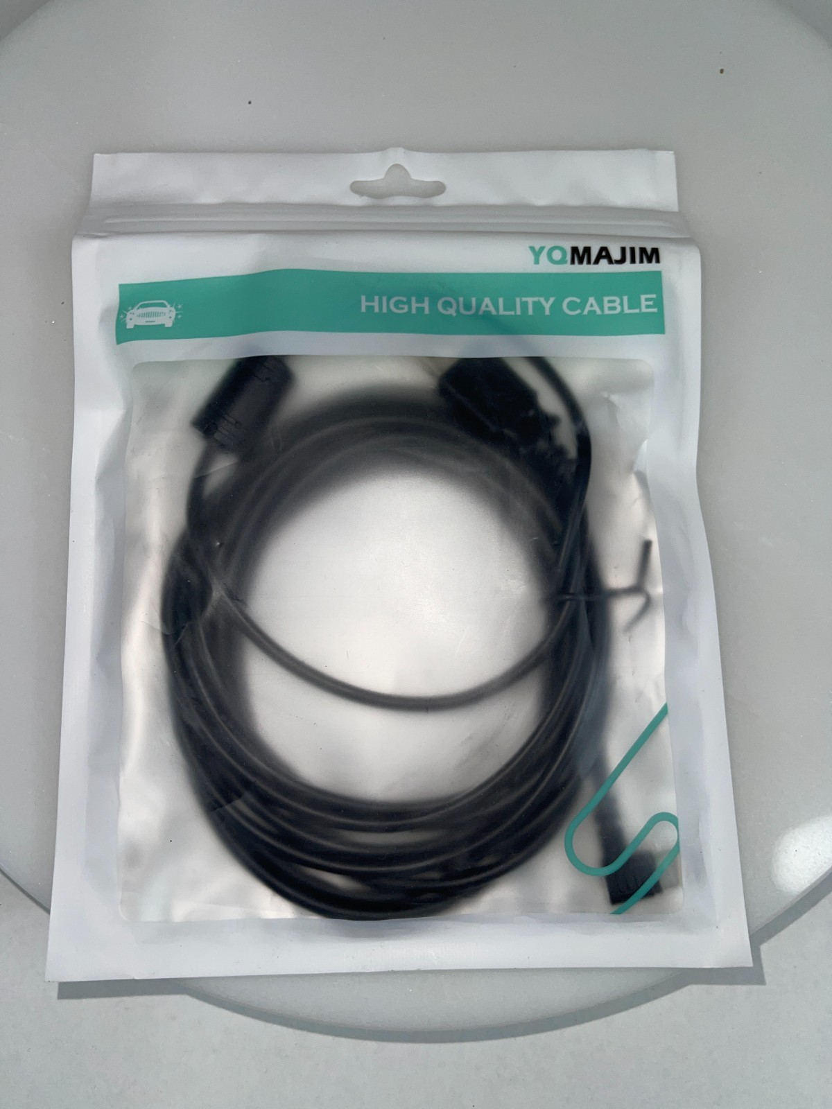 YQMAJIM USB C Dash Cam Power Cable 10ft 90 Degree Type-C Charger Cord