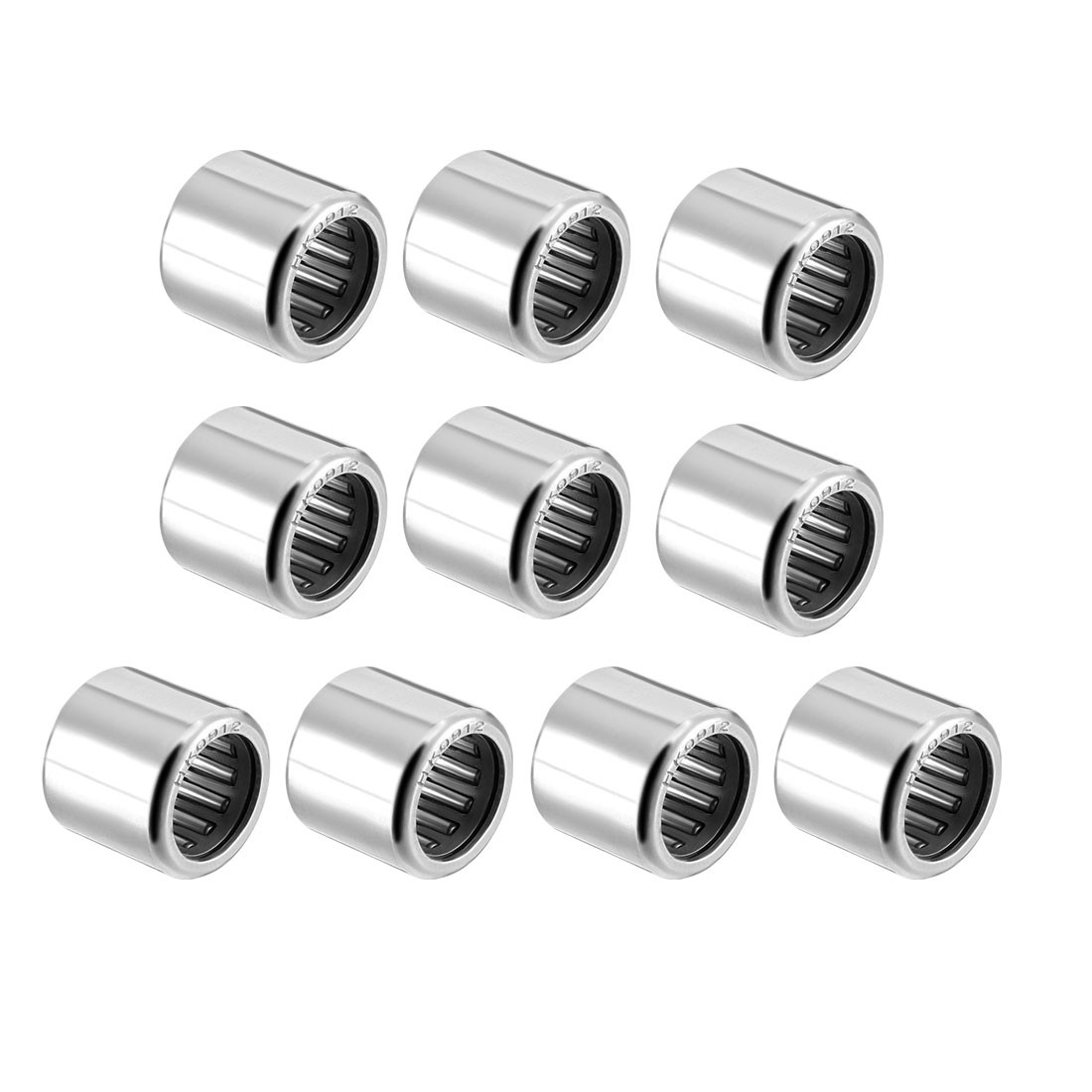 HK0912 Drawn Cup Needle Roller Bearings 9mm Bore Dia, 13mm OD, 12mm Width 10pcs