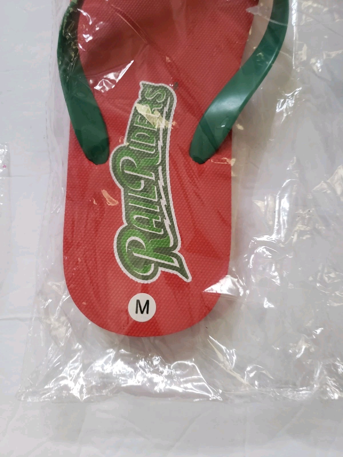 New Sealed Scranton Wilkes-Barre Railriders Baseball Flip Flops Sz Medium