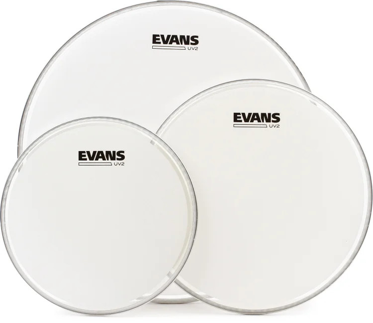 Evans UV2 Series Coated Tom Pack - 10"/12"/16"