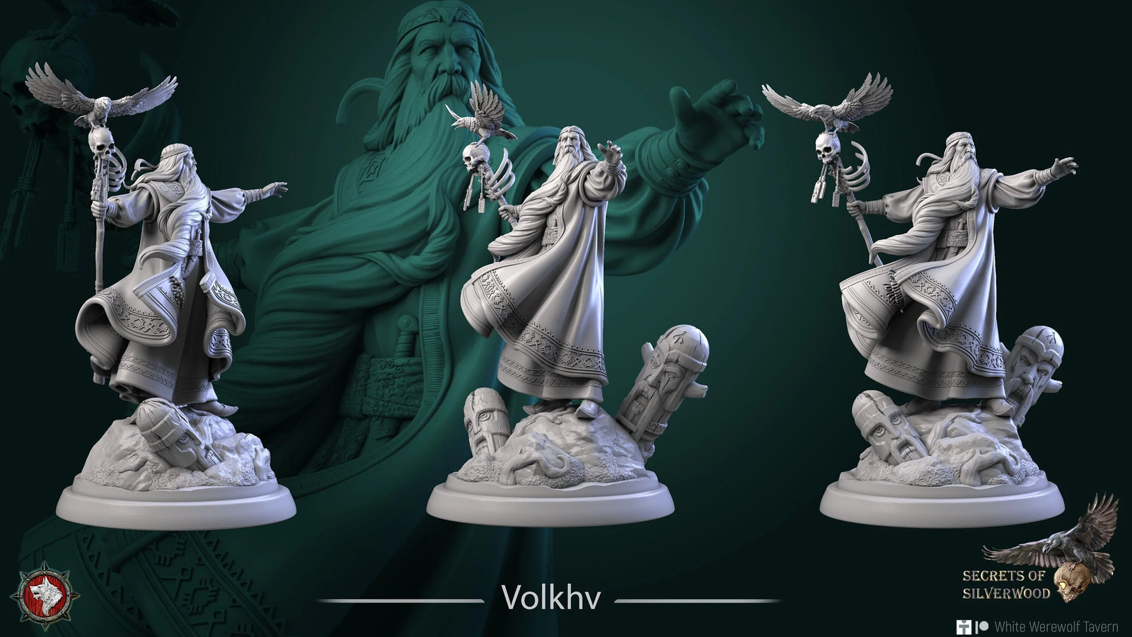 Volkhv the Priest - Resin Tabletop Miniature