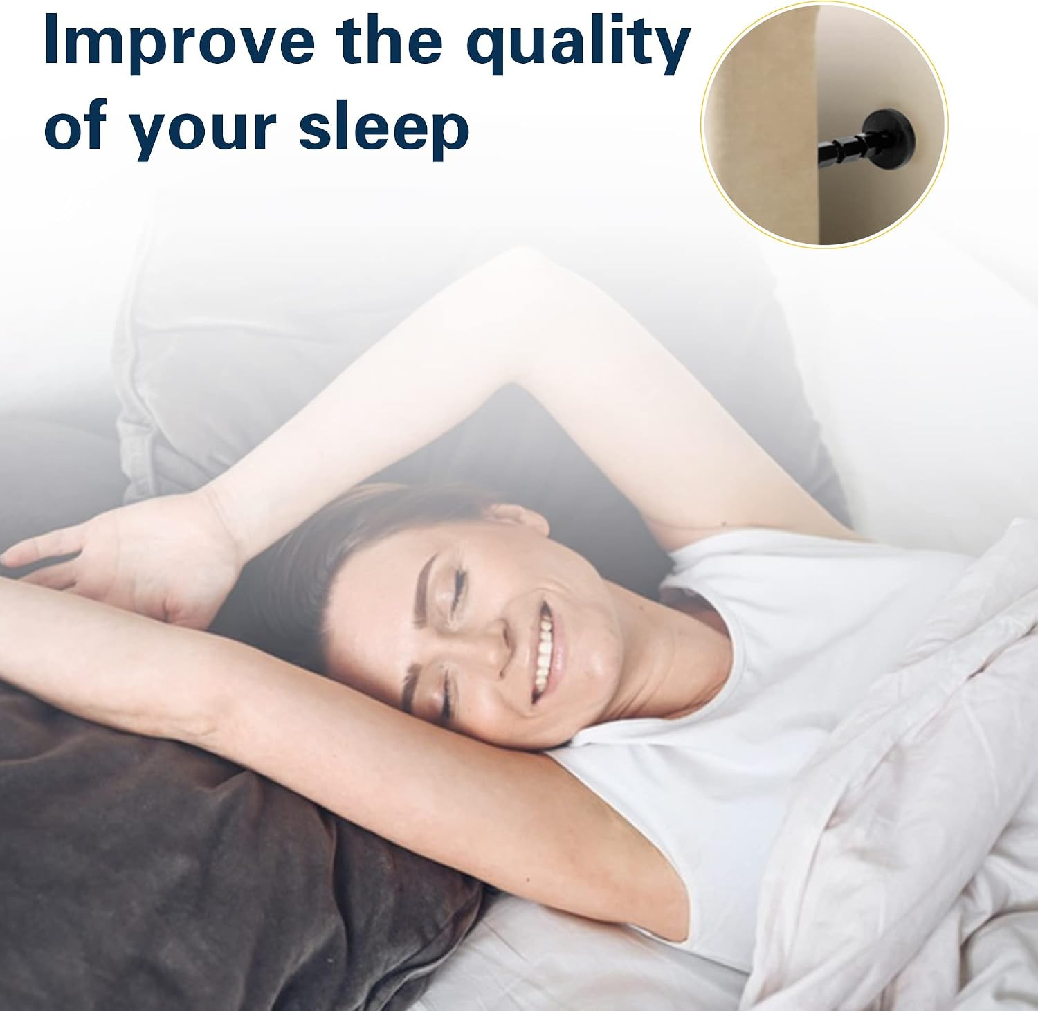 4PCS Headboard Stoppers for Wall, Adjustable Bed Frame Anti-Shake Tool, Bed W...