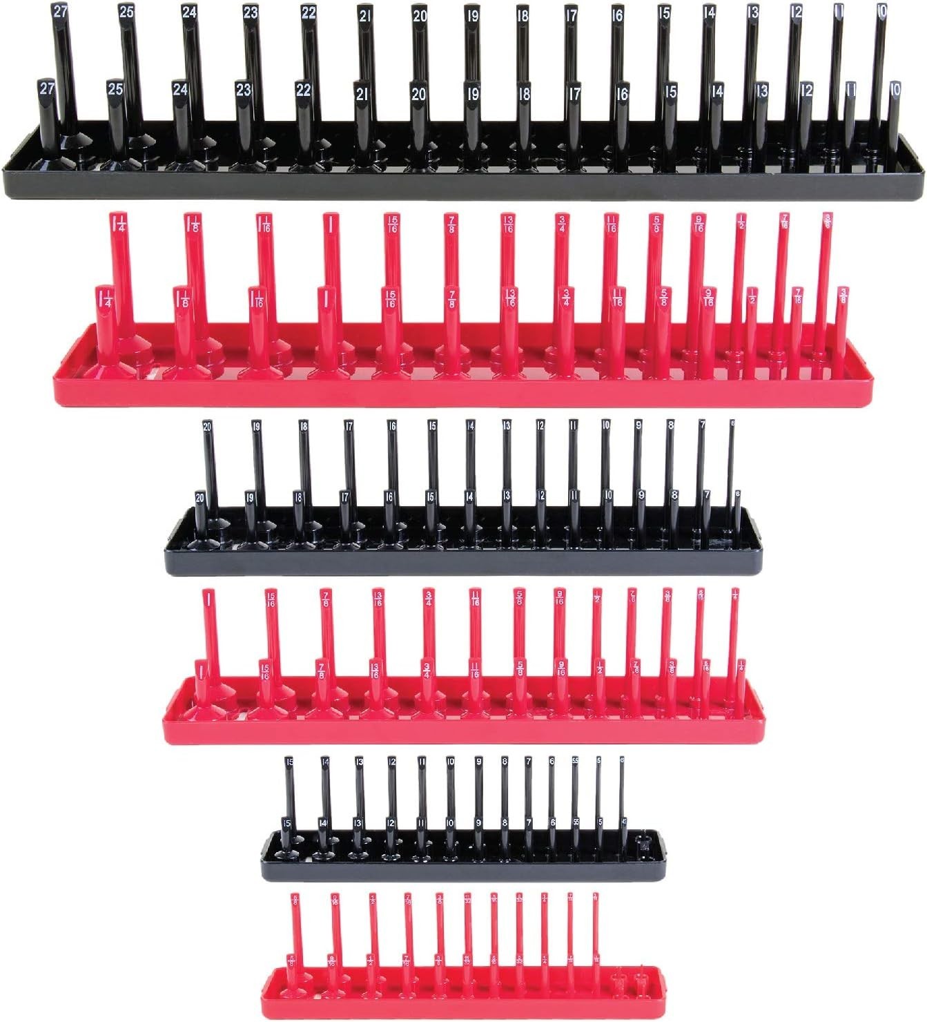 Socket Organizer Tray Set - SAE & Metric Storage Holders