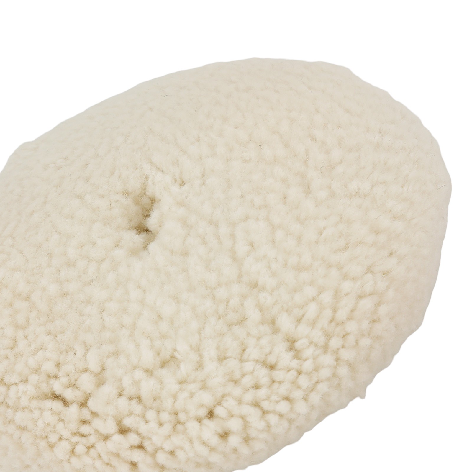 7" Hook and Loop Wool Polishing Pad Buffing Sponge Pad For Cutting & Polishing
