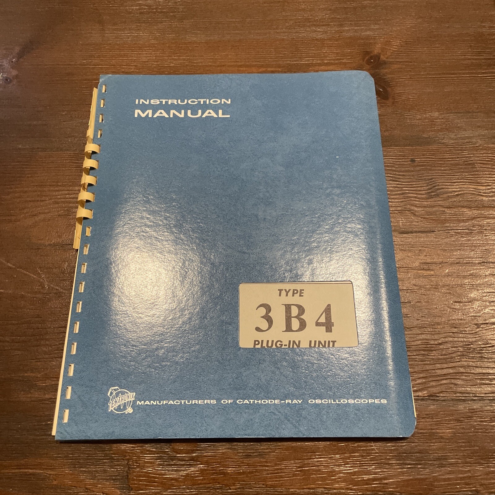 Tektronix Type 3B4 Plug-In Unit Instruction Manual 070-431
