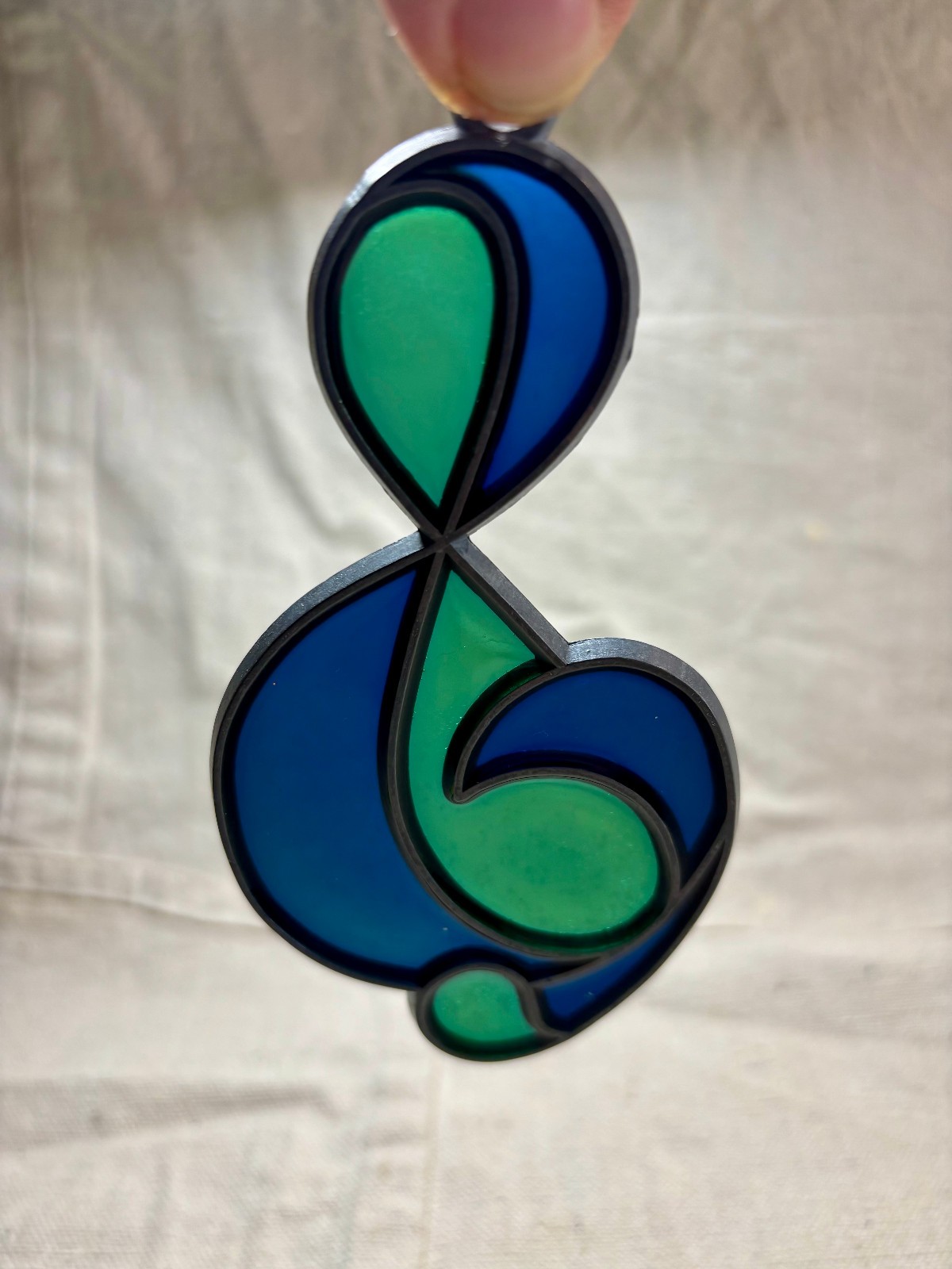 G-Clef Suncatcher Treble Clef For Windows Light Catcher Music