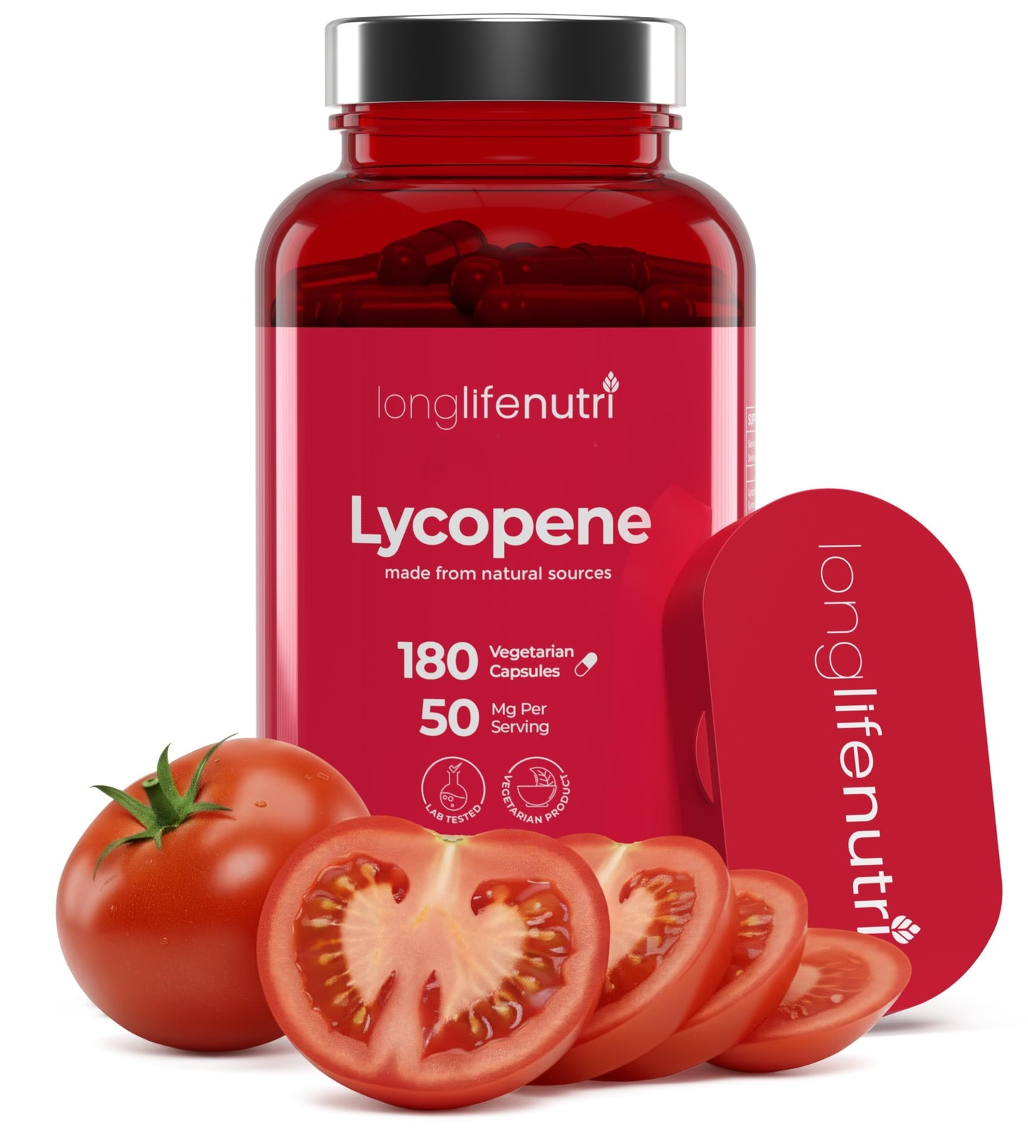 Lycopene 50mg 180 Vegetarian Capsules | Supplement Health | Natural Tomato...