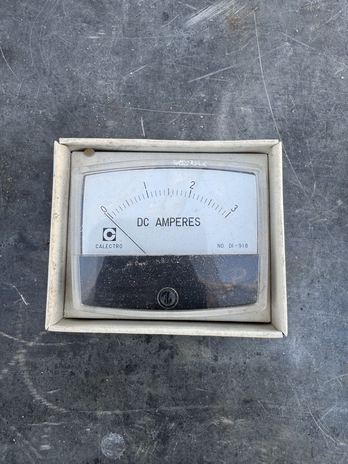 New Vintage GC Callectro Precision Panel Meter  No. D1-918