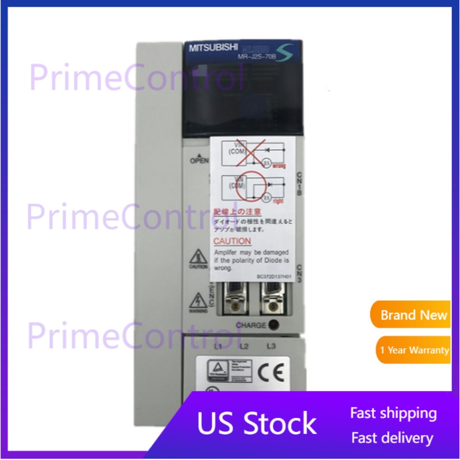 Mitsubishi MR-J2S-70B MRJ2S70B AC Servo Drive Original New in Box NIB Free Ship