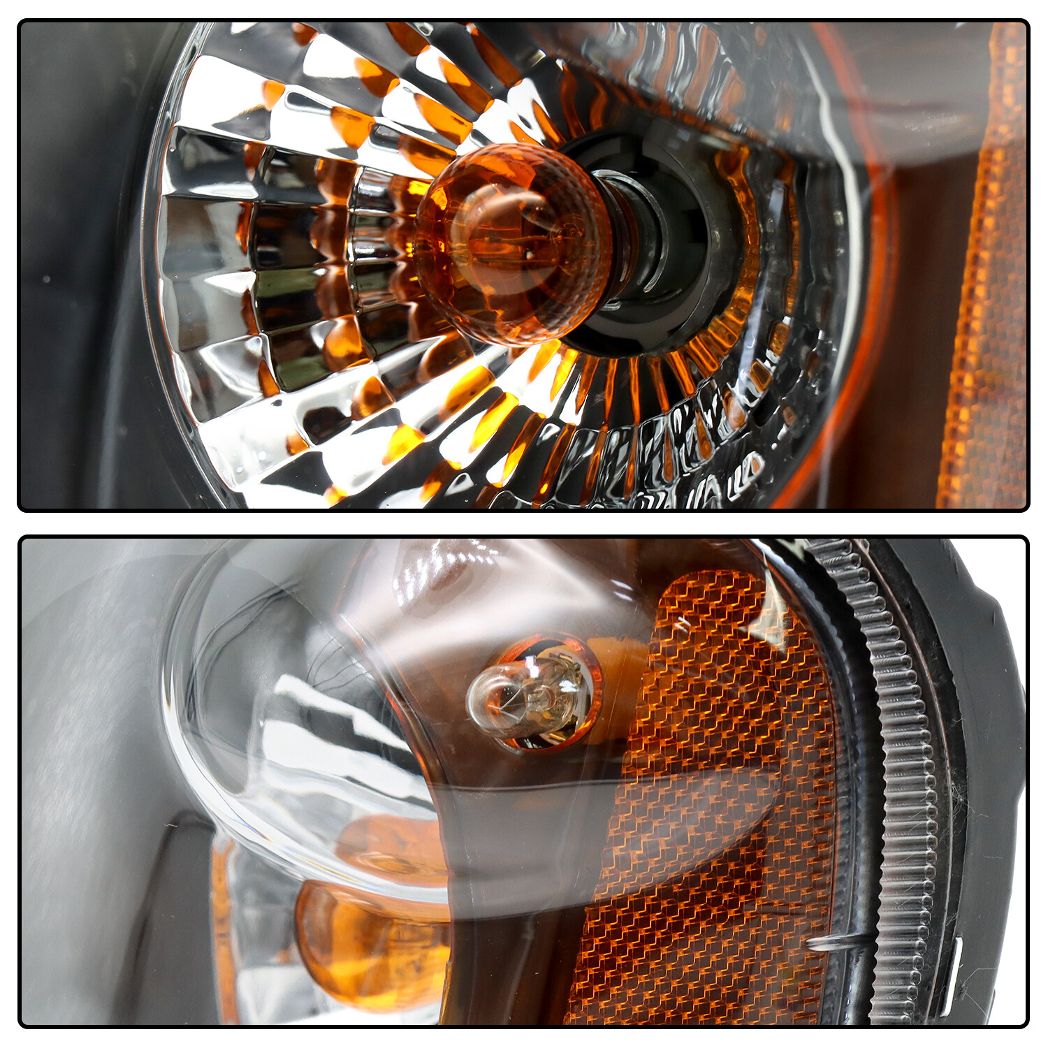 For Mack Granite GU713 Headlight Lamp Left Right Pair Side