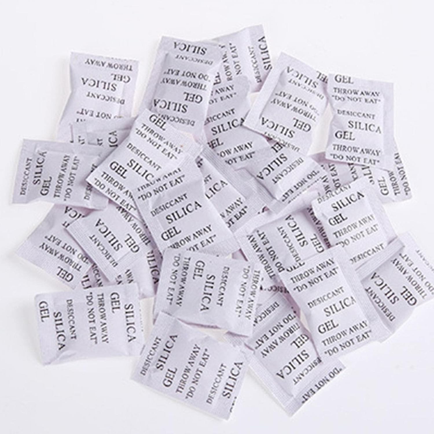 200 Pcs Food Grade Security Silica Gel Desiccant 200 pcs, As Picture Show