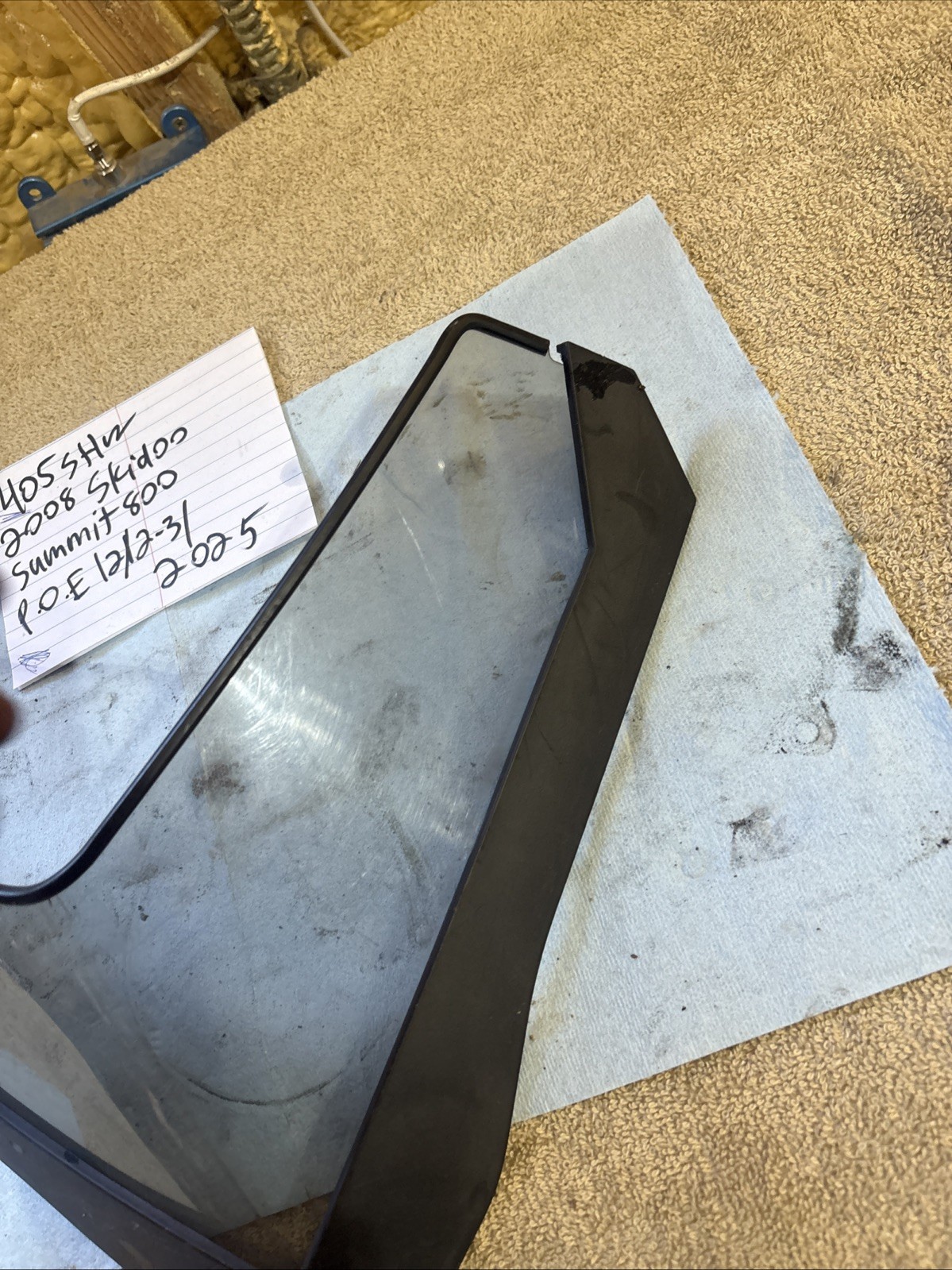 2008 skidoo summit 800 windshield assembly 405