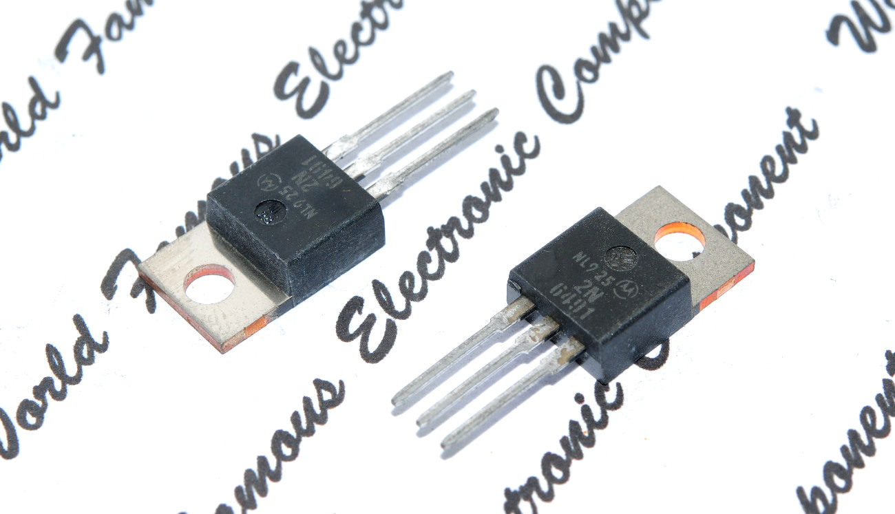 1pc MOTOROLA 2N6491 Transistor TO220 (TO-220) PNP 80V 15A 75W Genuine