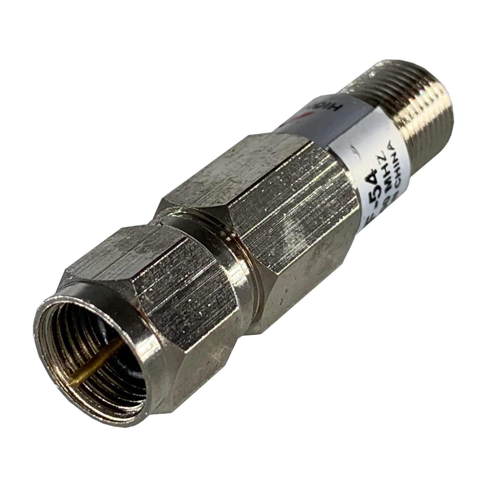 High Pass Filter for  TV  signal and against interferenc from the internet