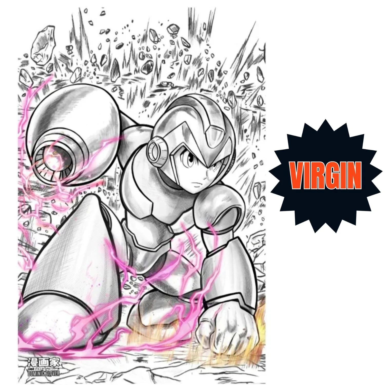 Mega Man X: #1 [Dominic Glover X Shopville Exclusive Sketch] 2026