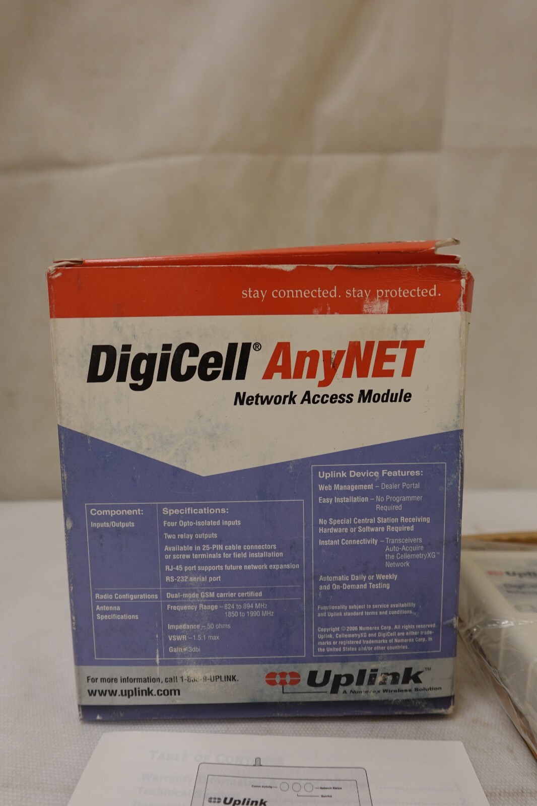 Uplink DigiCell AnyNET Network Access Module AnyNET-GSM 19-25133-070 ~ NOS