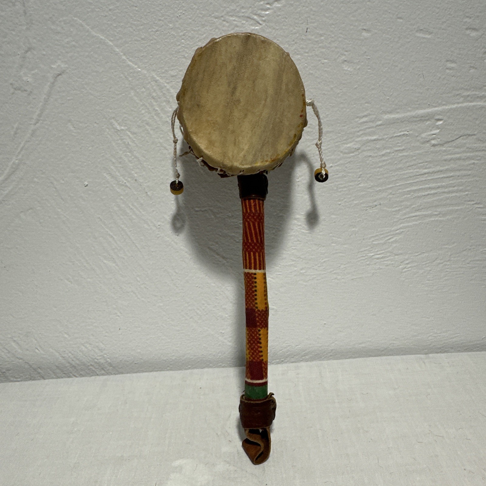 Rattle Drum / Monkey Drum Handmade 8.5"